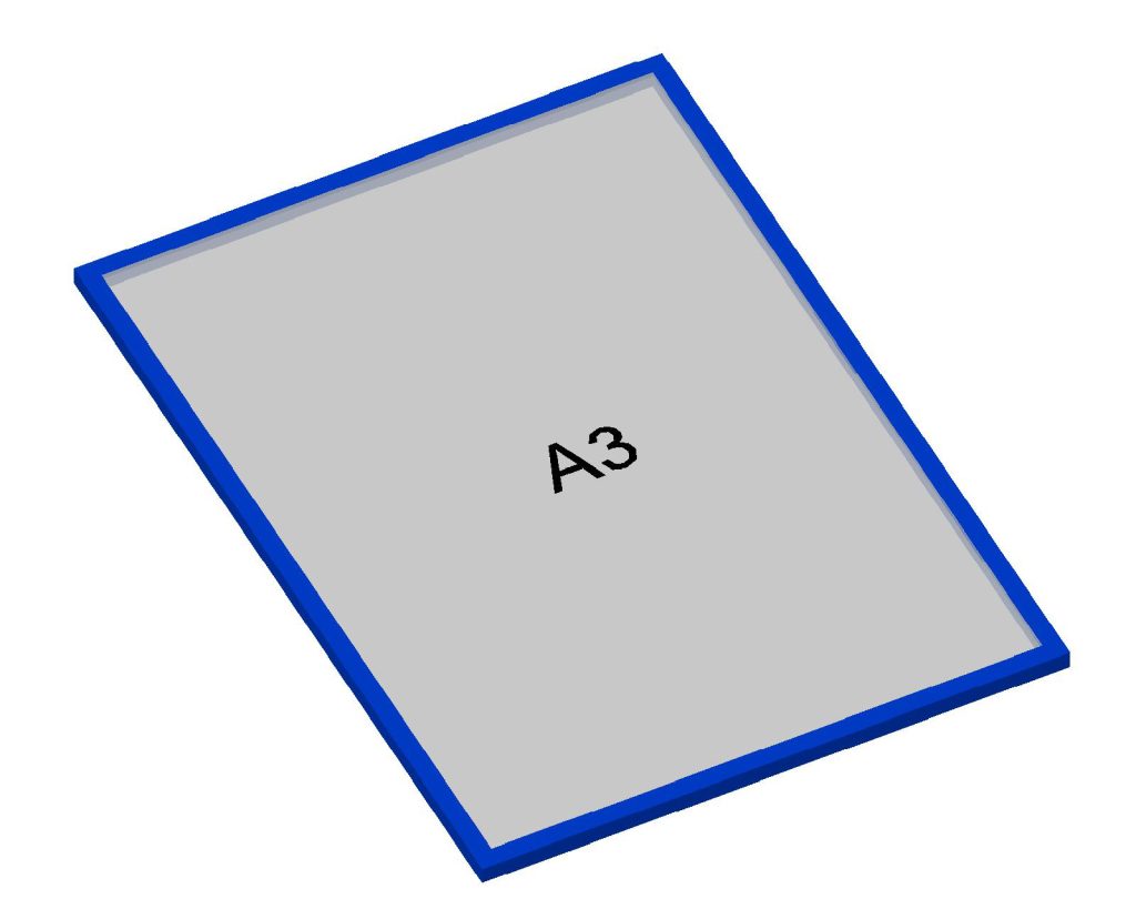 VE25 - A3 Magnet Frame modüler sistem bileşeni