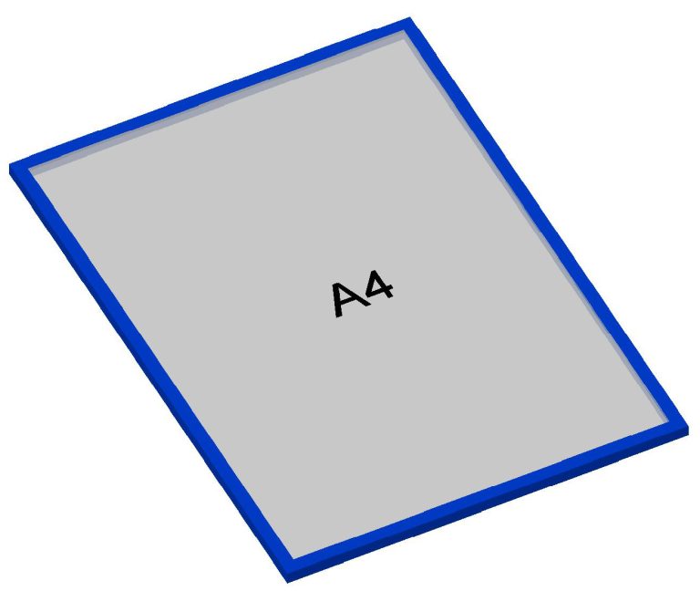 VE24 - A4 Magnet Frame modüler sistem bileşeni