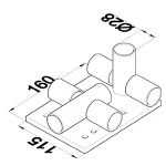 MA04R modüler sistem bileşeni