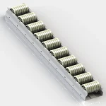 CVRT-11- Elastomer Roller, Serrated Surface modüler sistem bileşeni