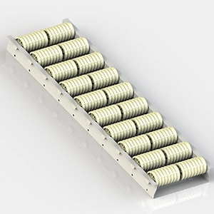 CVRT-14- Elastomer Roller, Serrated Surface modüler sistem bileşeni