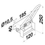 TTF01 - Trailer (250mm) modüler sistem bileşeni