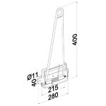 TTF02 - Trailer (400mm) modüler sistem bileşeni