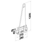 TTF05 - Trailer (1200mm) modüler sistem bileşeni