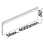 VE18 - Label Holder modüler sistem bileşeni