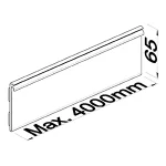 VE21 - Label Holder modüler sistem bileşeni
