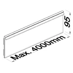 VE22 - Label Holder modüler sistem bileşeni